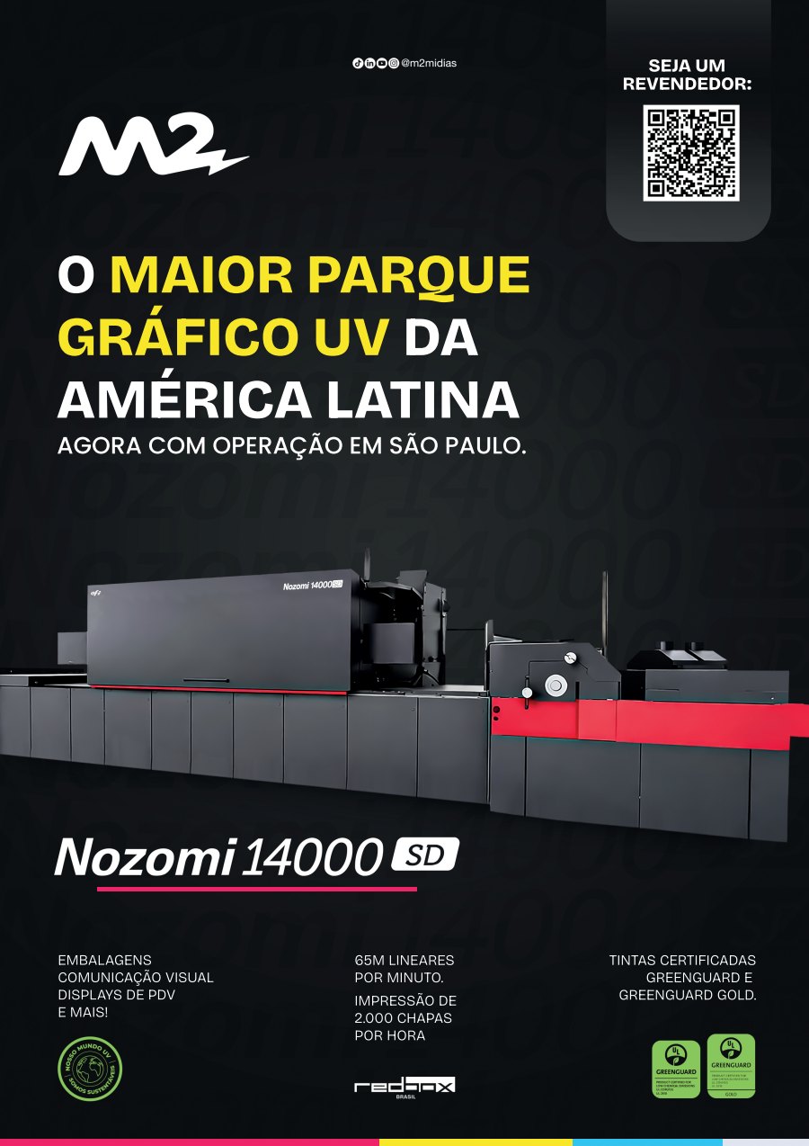 Capa do catálogo digital da M2